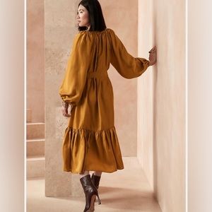 Banana Republic Silk Midi Dress